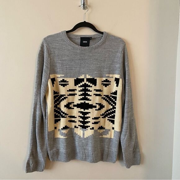 Asos-Patterned Sweater (Size:Medium) - Picture 1 of 7